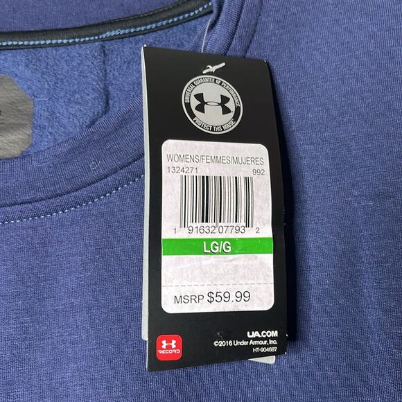 Under Armour Open Back Long Sleeve Top Large - Picture 3 of 4